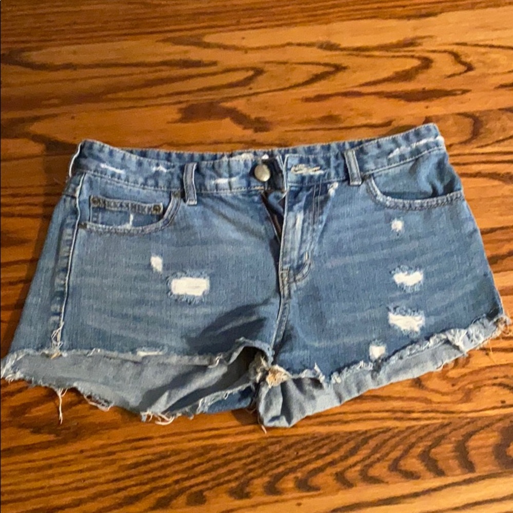 Free people jean shorts